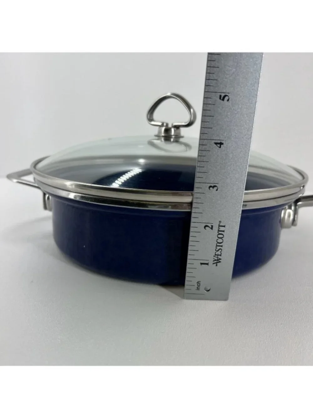 Chantal Enamel Steel Saute Pan 9.5